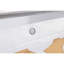 Rideau de douche PEVA iDesign Falling Stars, blanc et doré, 72 x 72 po