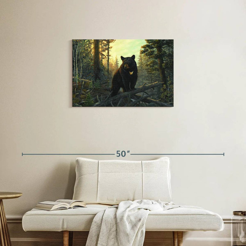 Brampt Black Magic Bear, 20" H x 30" W