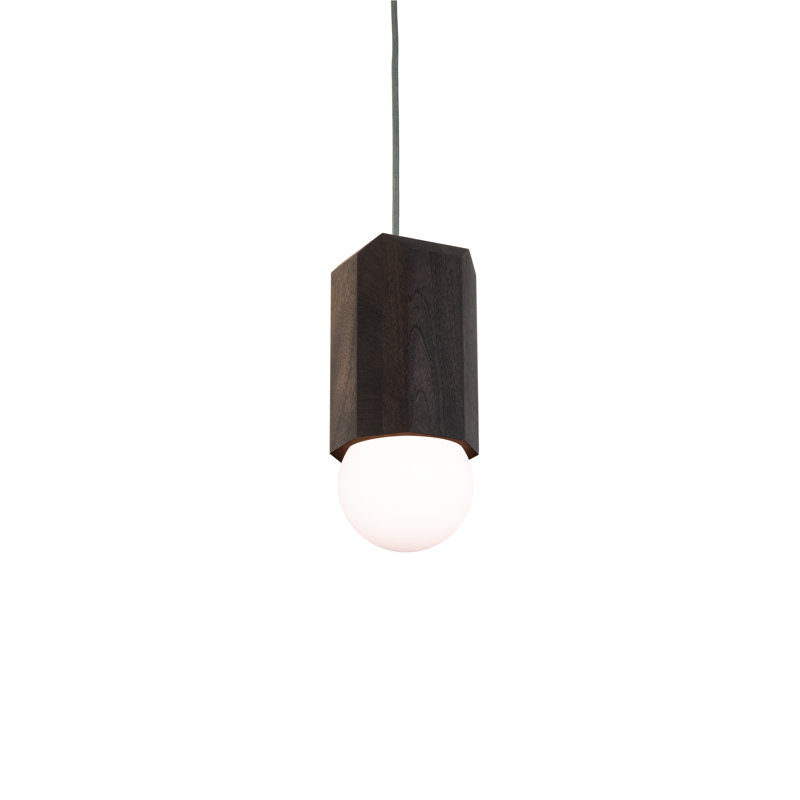 Bimar 1 - Light Pendant, LED, Dark Stained Walnut