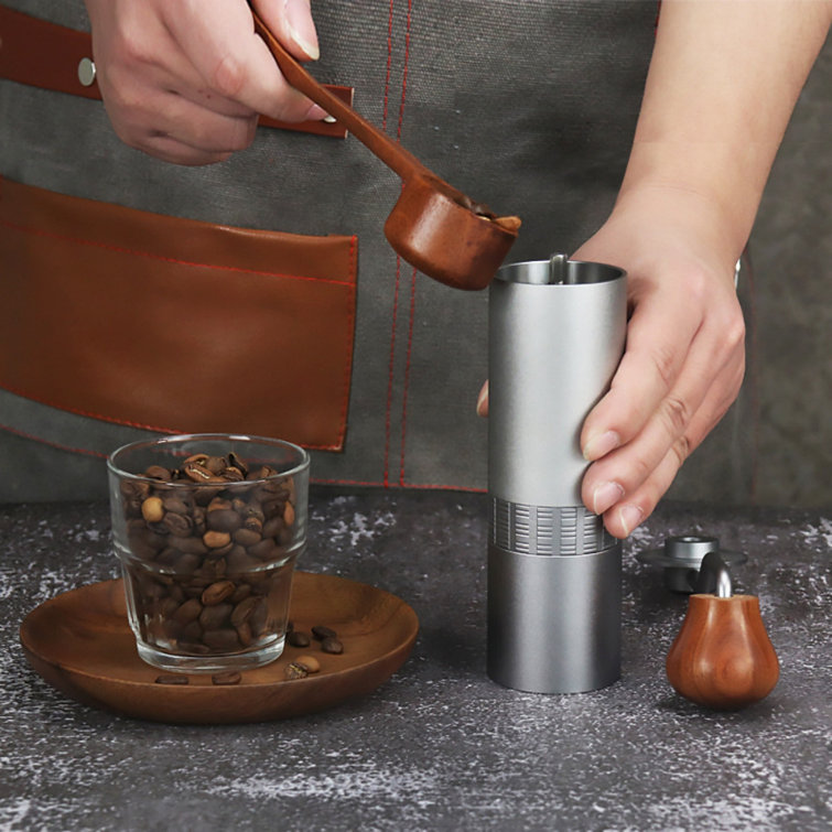 SC0GO Glass Manual Burr Coffee Grinder