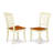 7 Piece Dining Table Set Consist of a Rectangle Wooden Table with Butterfly Leaf and 6 Dining Room Chairs, Buttermilk & Cherry-1997488565