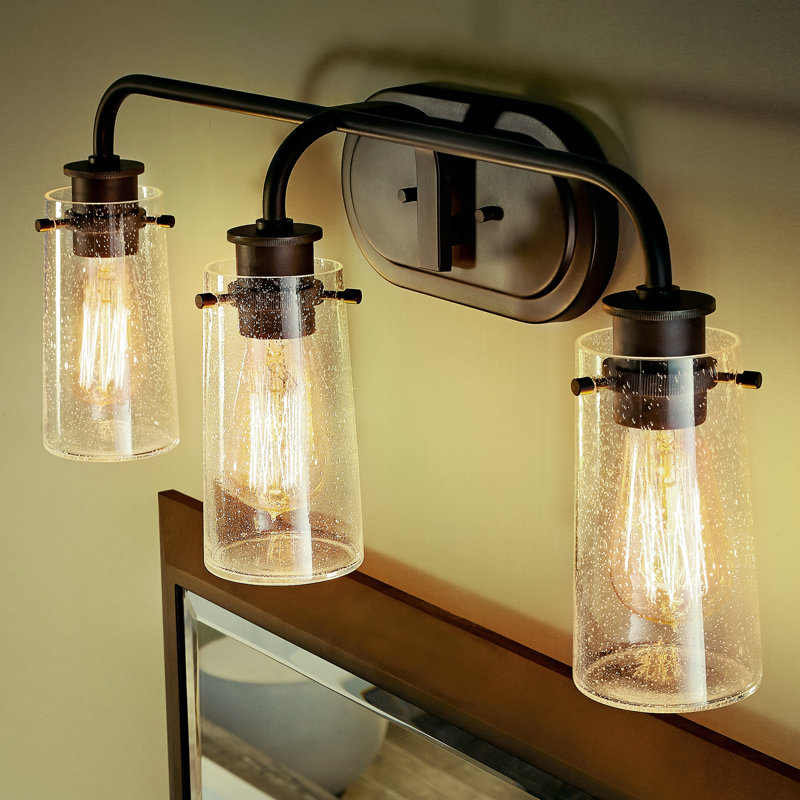 Éclairage pour salle de bain 3 lumières Emest