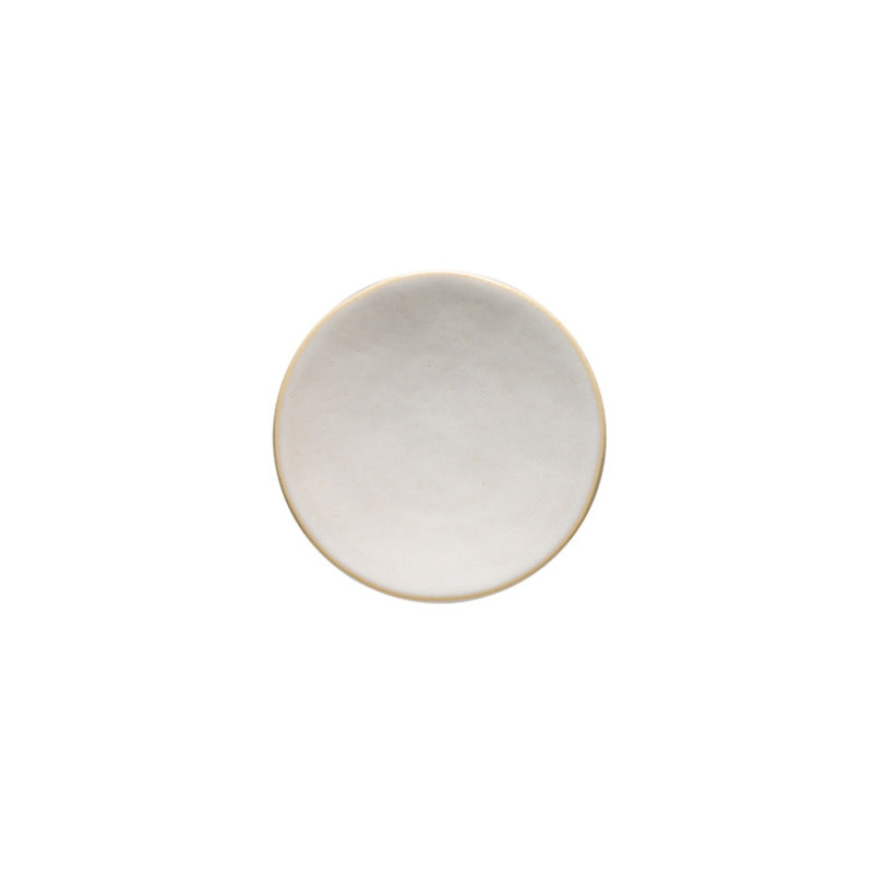 Roda Handmade Stoneware Appetizer Plate, White
