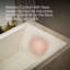 Underscore Rectangle 72" x 42" Heated Bubblemassage Air Bath with Bask, Centre Drain-51573568