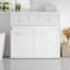 Grand lit escamotable à armoire murale avec armoires supérieures-1635319625