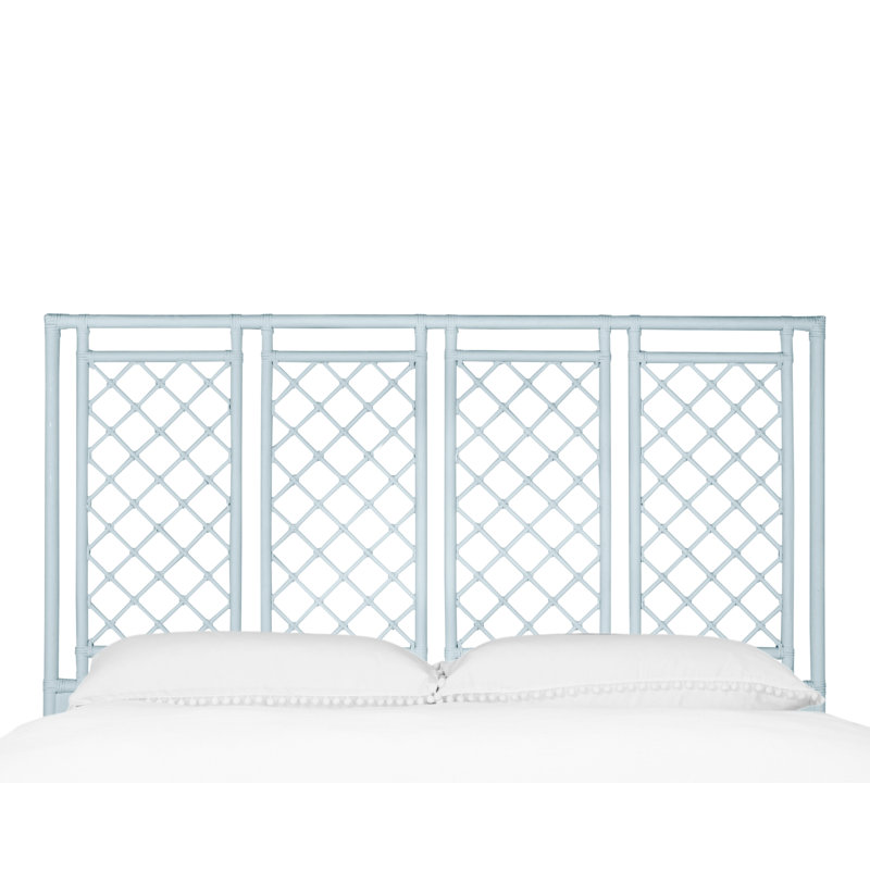 Low Profile Standard Bed, Queen, Light Blue