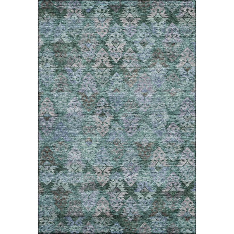 Premium Machine Washable Marasco AMF1637 Diamonds Rug, Rectangle 5' x 7'6"