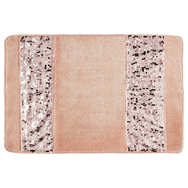 Ced Non-Slip Bath Rug, Sinatra Blush, 34" X 21"