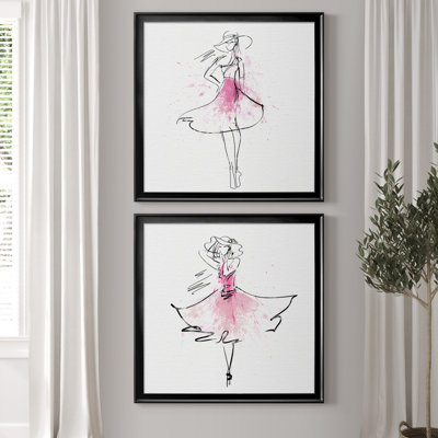 " Whimsy Girl I " 2 - Pieces