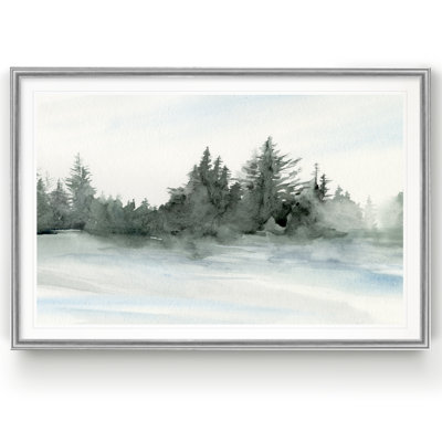 «Evergreen in the Distance II», reproduction sur toile