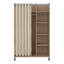 Mathian 1 Door Manufactured Wood Wardrobe-1186615093
