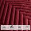 Ultra Soft Embossed Quilted Velvet Throw Cushion Covers for Sofa, Couch, & Bedroom Décor - Hidden Zipper, Machine Washable & Crushed Velvet-650812210