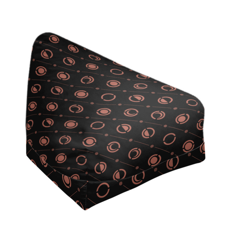 Housse de sac de pois, Rouge foncé, H 38 po x l 42 po x P 29 po, Bourre en polyester