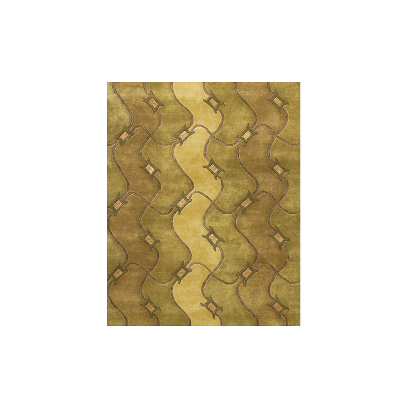 Aadi Brown/Tan Area Rug, Rectangle 7'9" x 10'6"