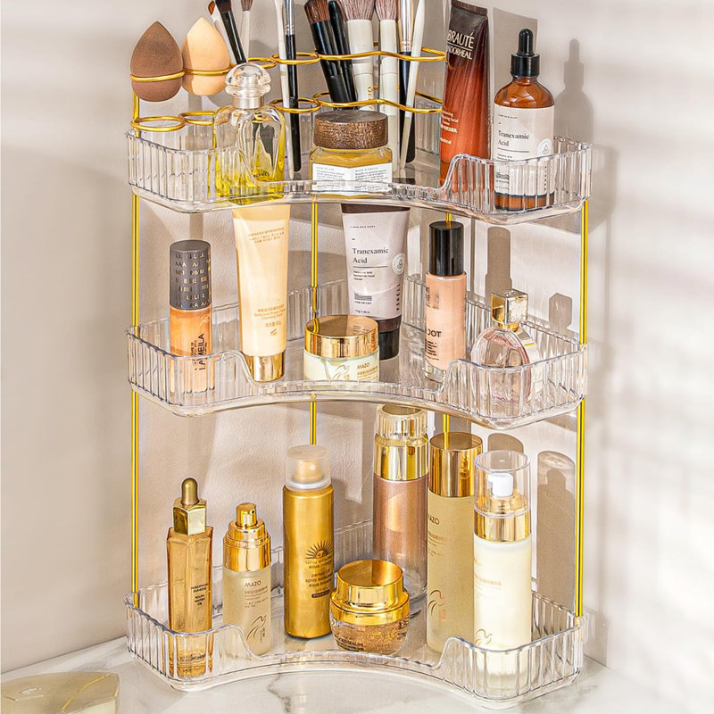 Makeup Organizer for Vanity, Clear