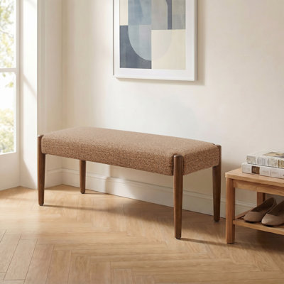 Banc rembourré en chenille de l 42 po
