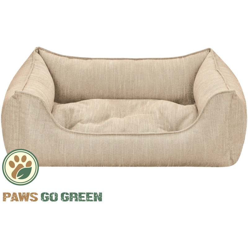 Eco Dog Orthopedic Polyester Pet Bed, Sand, Small (70cm W x 50cm D x 25cm H)
