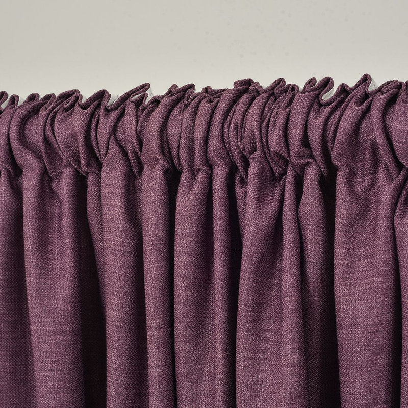 Rideau simple occultant doublé, Mauve, L 100 po x L 120 po