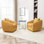 Fauteuil pivotant rembourré de 32 po de largeur Duston-527799198