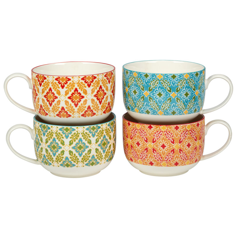 Ensemble de 4 tasses géantes 4 pièces
