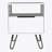 Jacara 17.7'' W Metal Nightstand-937011330