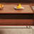 Solid wood coffee table with retro design