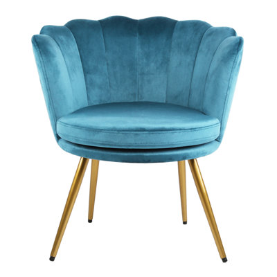 Octavius Velvet Barrel Chair