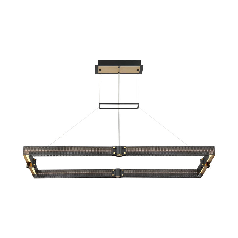 1 - Light Matte Black LED Pendant