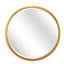 Flat Metal Beveled Wall Mirror