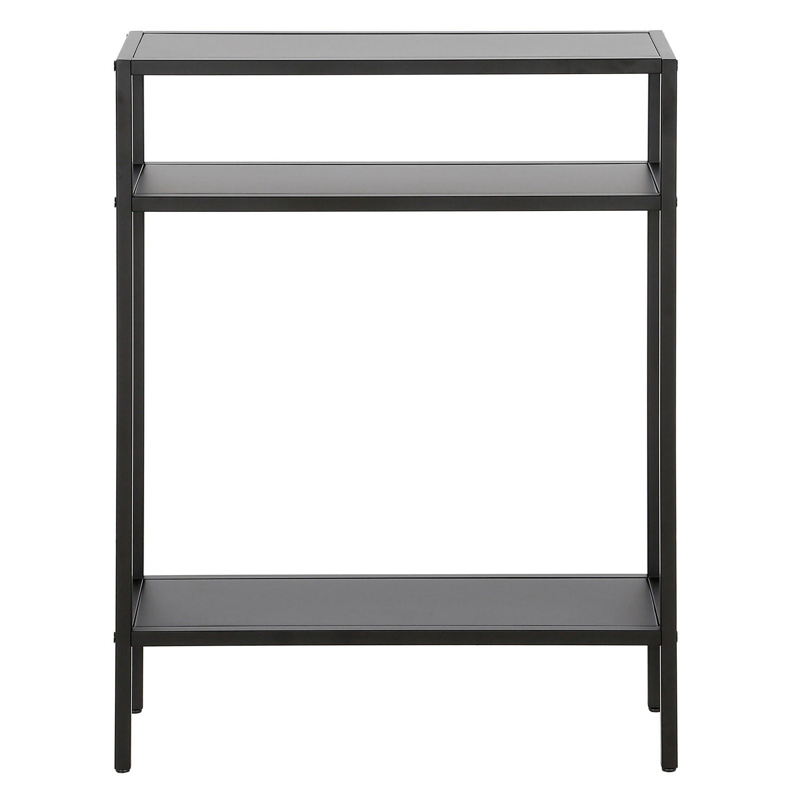 Aisha Console Table, Blackened Bronze, 29.5" H x 22" W x 8" D