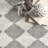 Fractal Diamond Wool Gray Area Rug-1985313662