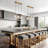 Coleridge 3 - Light Dimmable Kitchen Island Pendant