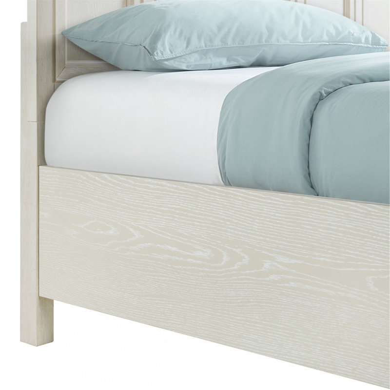 Grand lit avec rangement Gypse, Blanc