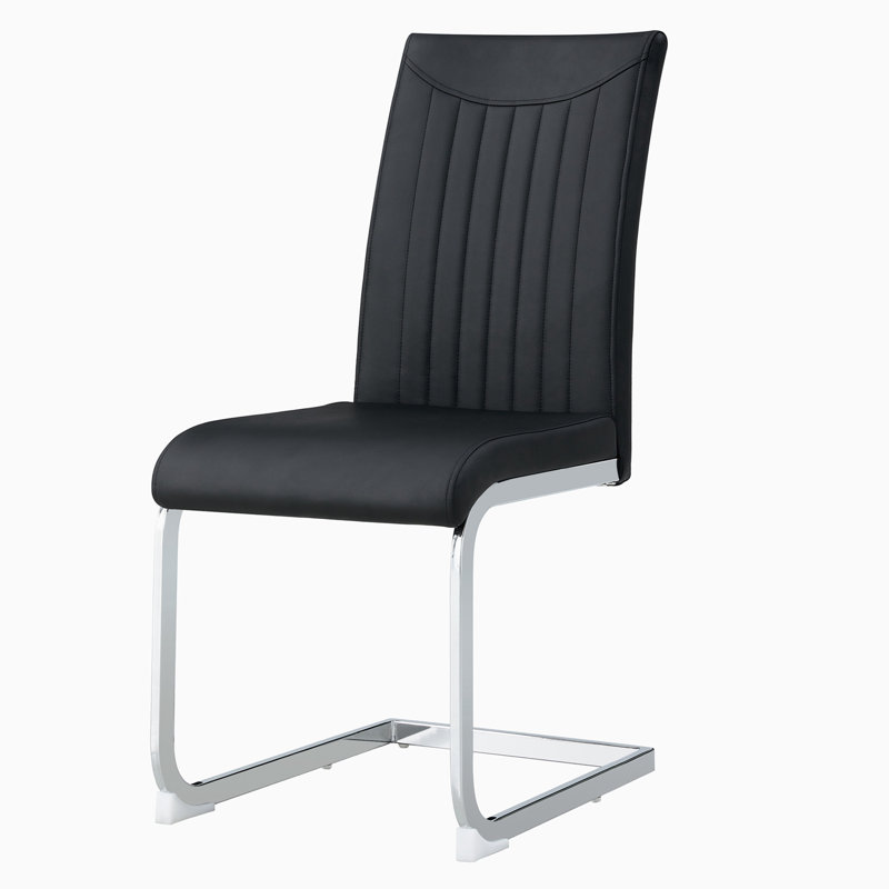 Chaise d'appoint en similicuir
