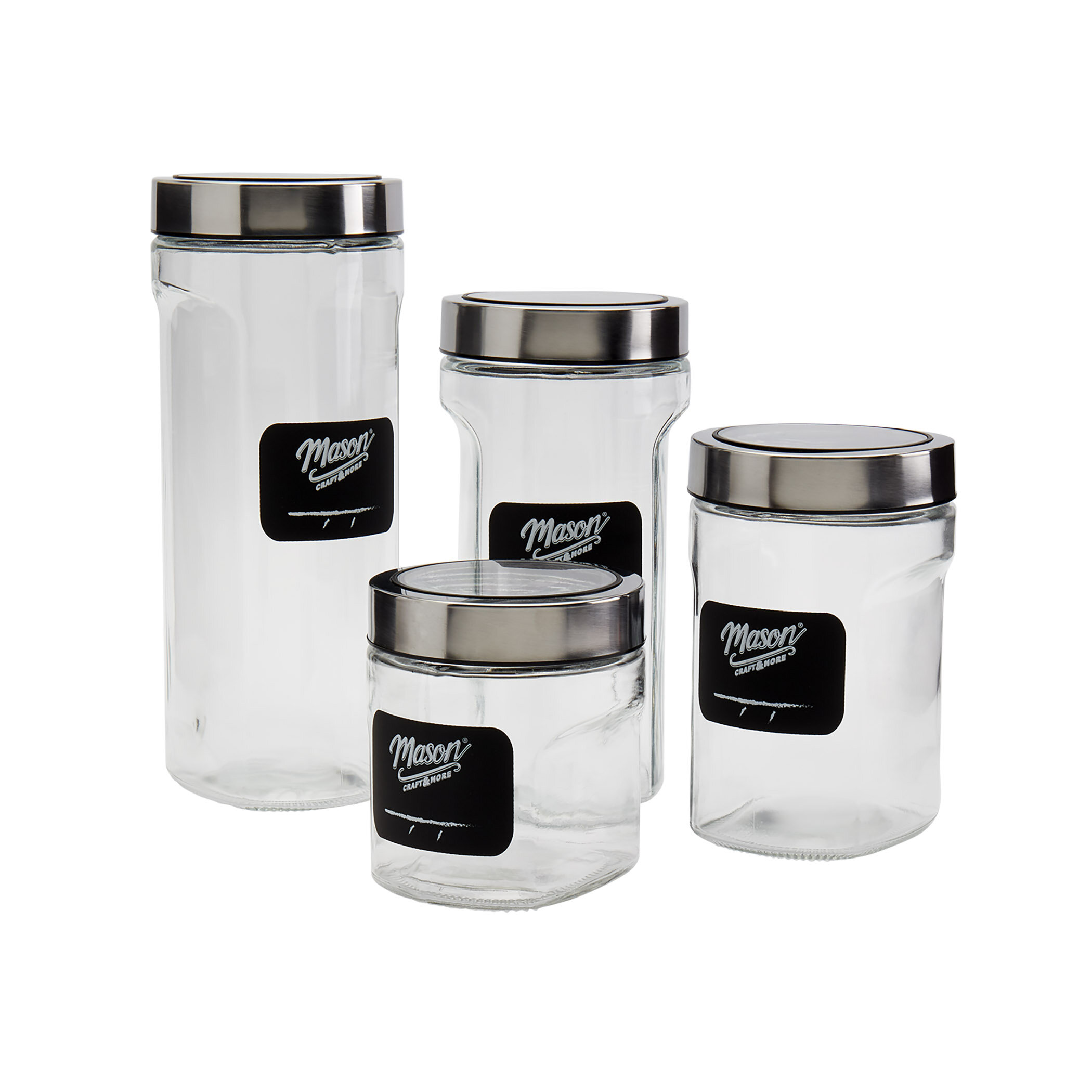 https://assets.wfcdn.com/im/85952212/compr-r85/1487/148760099/vintage-storage-jars-mason-craft-more-glass-canister-w-chalk-board-stainless-steel-lid.jpg