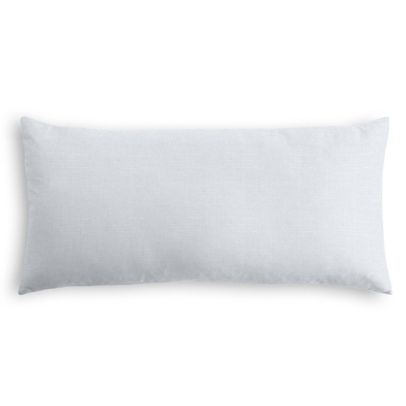 Housse de coussin rectangulaire et insert, 14 po x 36 po, Bleu pâle