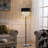 Black Crystal Floor Lamp