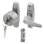 Tulip Knob Latch, 3 in. Mounting Holes, Aluminum (Single Pack)