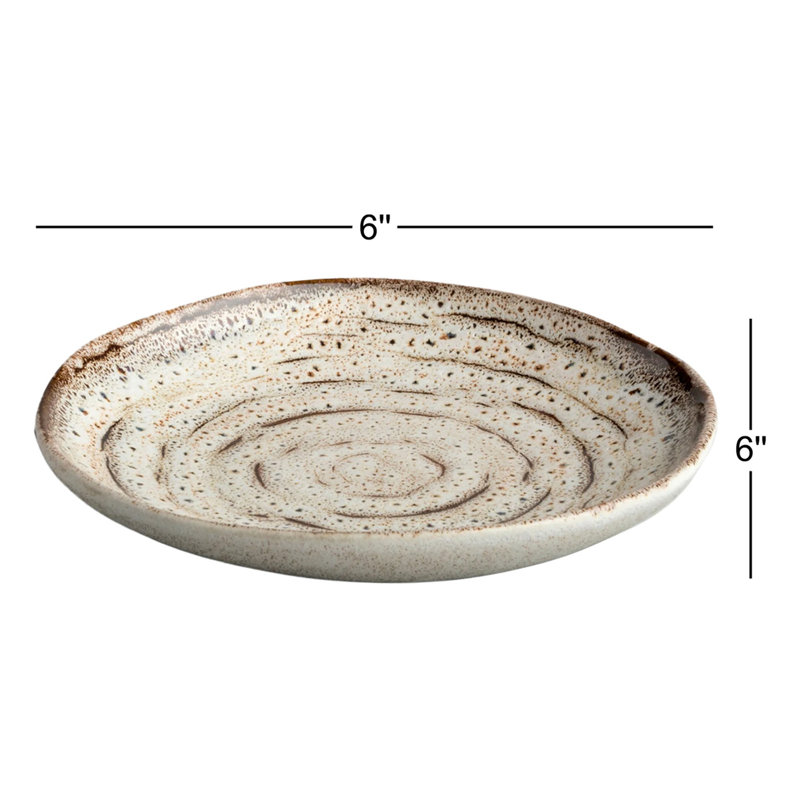 Truffle Stoneware Appetizer Plate