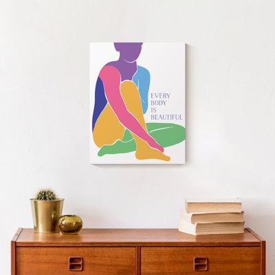 «Every Body is Beautiful», reproduction d'art sur toile