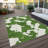 Aquaisha Abstract Indoor / Outdoor Rug-109611989