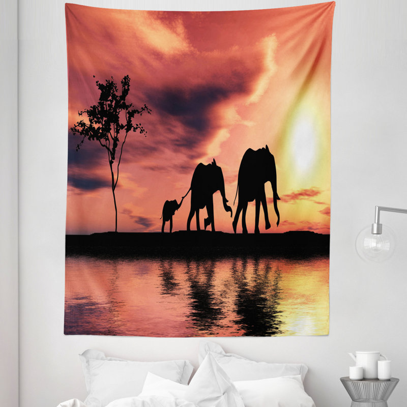 Microfiber Wall Hanging, 223.52cm H x 172.72cm W