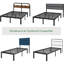 Base de lit plateforme en bois massif avec tête de lit Loronda-279800826