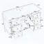Meuble-lavabo autoportant de style vintage de 47,2 po avec 6 tiroirs et 2 portes seulement-137632566