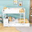 Lit superposé avec lit gigogne simple, prises USB et tiroirs de rangement, tablettes-1685803014-1685803016