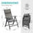 Foldable Patio Dining Armchair