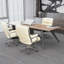 Fauteuil de direction en cuir véritable avec structure et roues en aluminium, fauteuil de bureau pivotant avec dossier épais et soutien lombaire ergonomique-1698205400