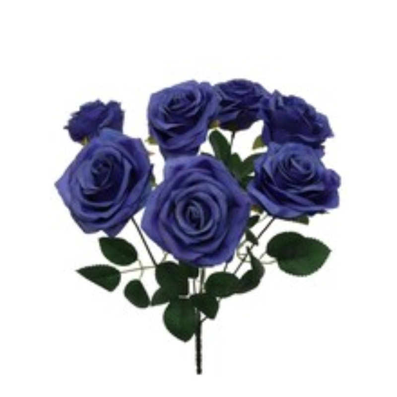 3 pièces de rosier royal de 16 po avec 7 fleurs