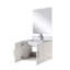 Meuble-lavabo simple 24 po X P 22 po D, comptoir de Carrare, 18 po Ensemble miroir et robinet-1805224467-1805224476