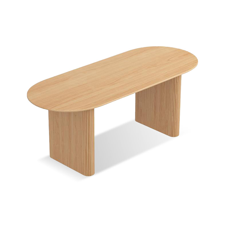 Table de salle à manger Burlywood, H 29,53 po x L 70,87 po x l 31,5 po